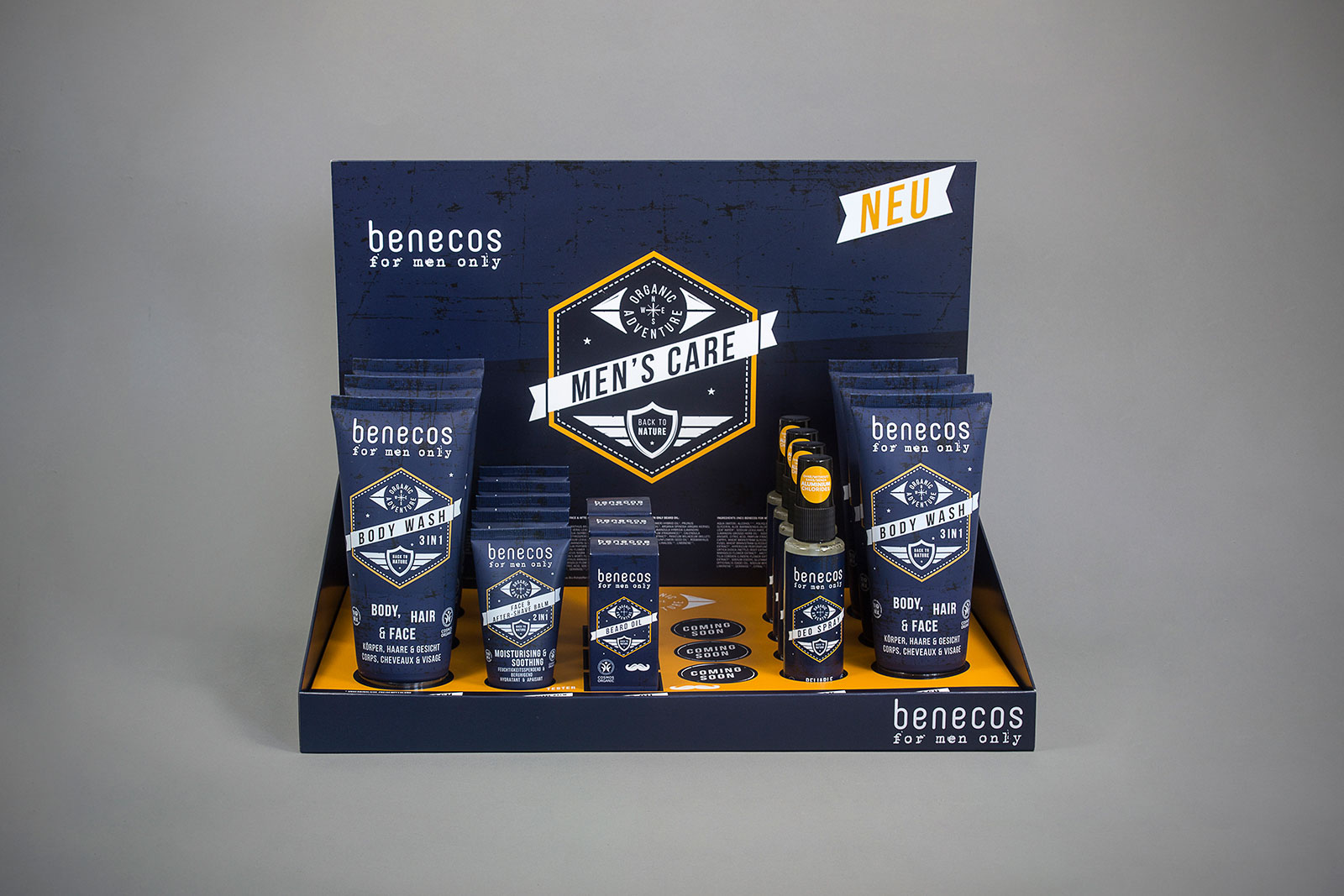 Display Männerserie