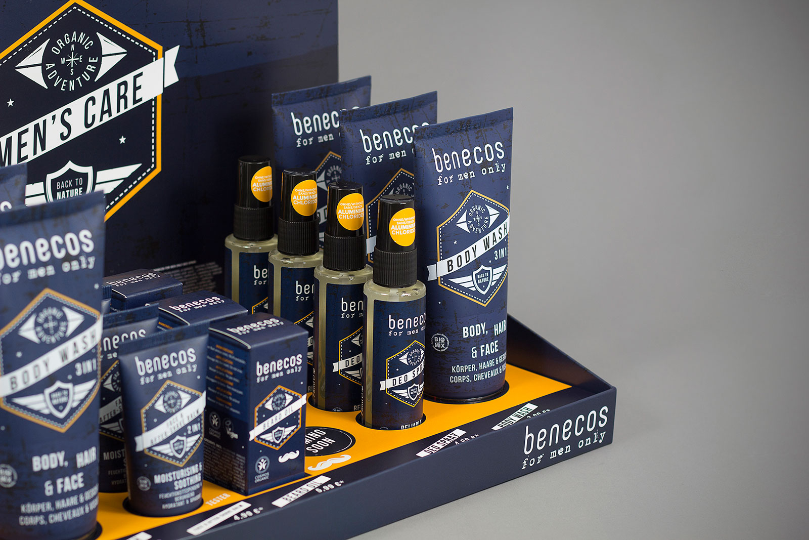 Display Männerserie